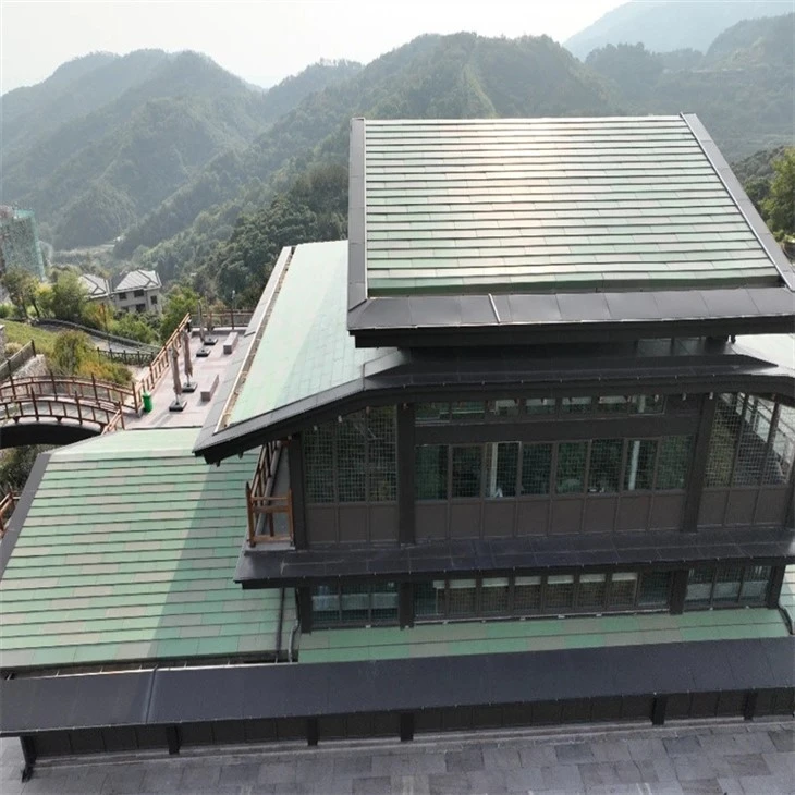 Forest Green Aluminum Flat Locking Roofing System price